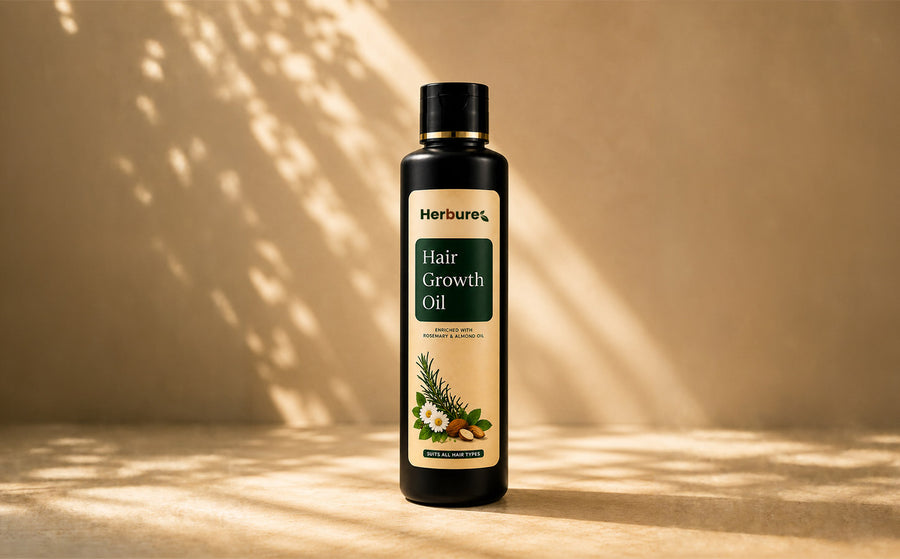 Herbure Natural Hair Growth Oil with Rosemary Extract - 100ml